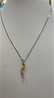 Halskette Davite & Delucchi Dame in Weißgold Diamante 0.02 Ct CLN00935411 - CLN00935411
